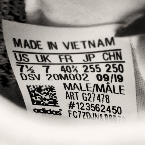 SOLD! Adidas SenseBounce+ Running Shoes Cloud White Core Black G27478 - Picture 10 of 12